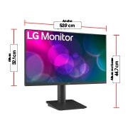 Dimensiones Monitor IPS Full HD de 24 pulgadas